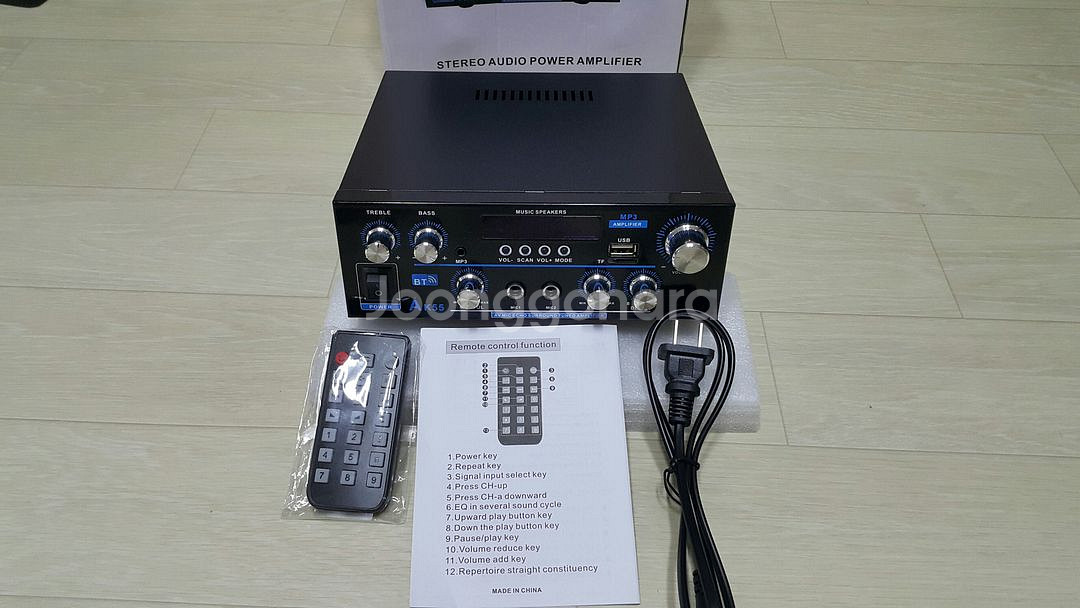 AK55 오디오 앰프 2.0 블 루투스 USB US 플러그 팝니다--2
