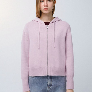 LIST 리스트 울 니트 후드집업