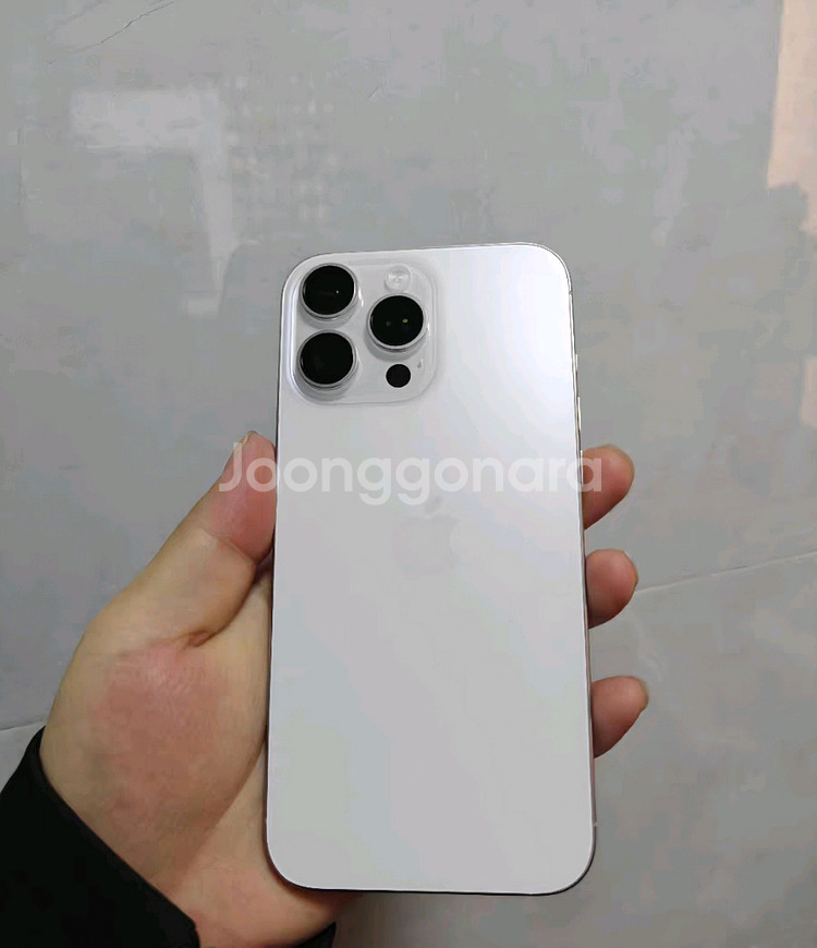 [A급] 아이폰 16 프로맥스 256GB 화이트 자급제 구성품 포함 박스--11