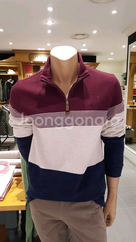 헤지스 반집업 티셔츠--1