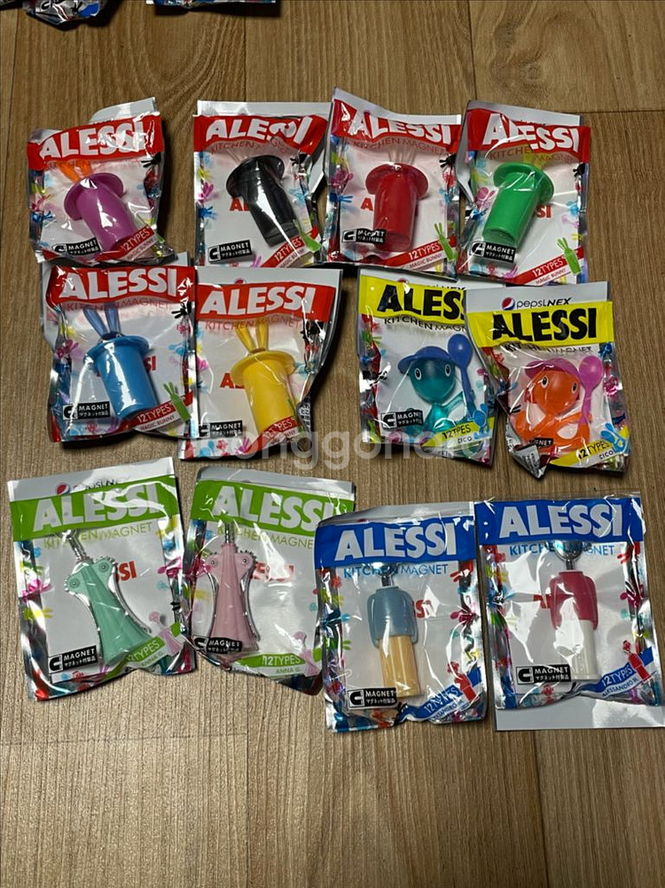 Alessi 냉장고자석 키친마그넷 알레시 풀세트 12종--0
