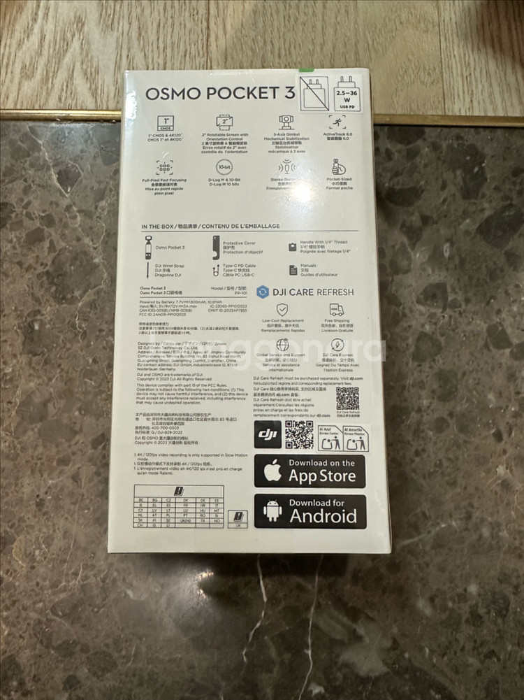 DJI 오즈모 포켓3 미개봉 새상품 팝니다--2