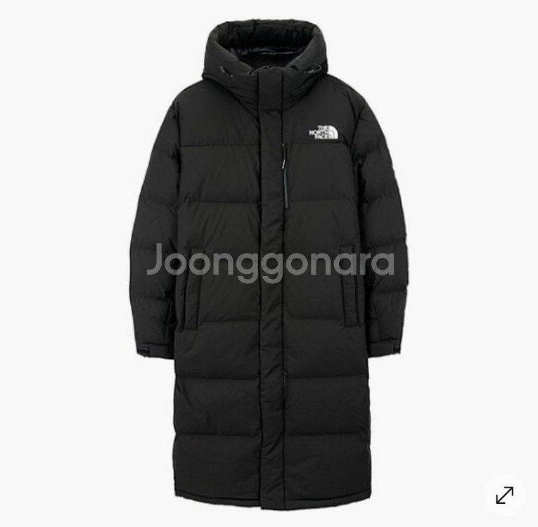 노스페이스 화이트라벨 롱패딩 새상품 100사이즈--0
