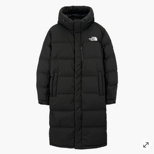 노스페이스 화이트라벨 롱패딩 새상품 100사이즈