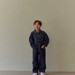 헤이도 아동 데님 셔츠 바지 세트 JM