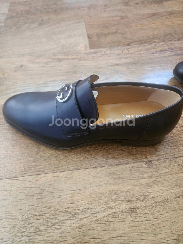 구찌 인터로킹 로퍼 다크브라운--4