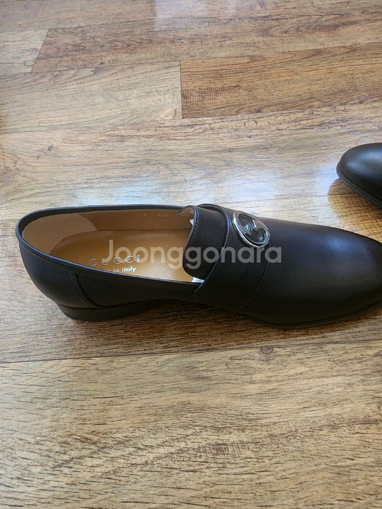 구찌 인터로킹 로퍼 다크브라운--5