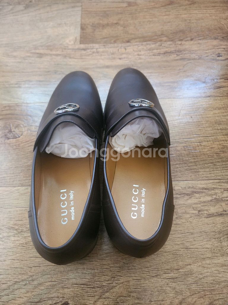 구찌 인터로킹 로퍼 다크브라운--6