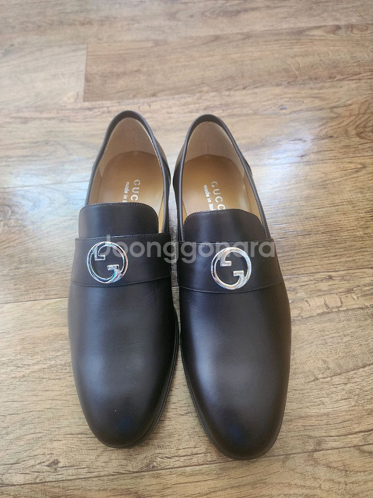 구찌 인터로킹 로퍼 다크브라운--7