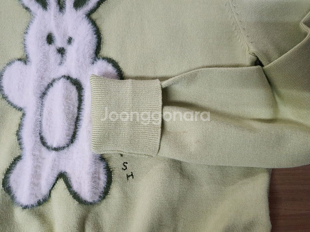 KIRSH 키르시 여성 래빗 긴팔 라운드 니트티--4