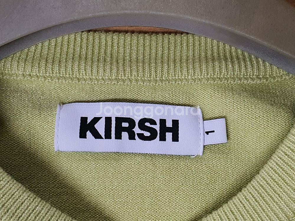 KIRSH 키르시 여성 래빗 긴팔 라운드 니트티--2