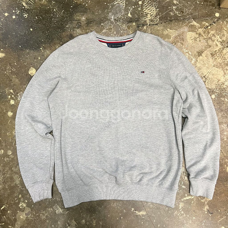 L) 타미힐피거 맨투맨 티셔츠 맨투맨 티 스웻셔츠--0