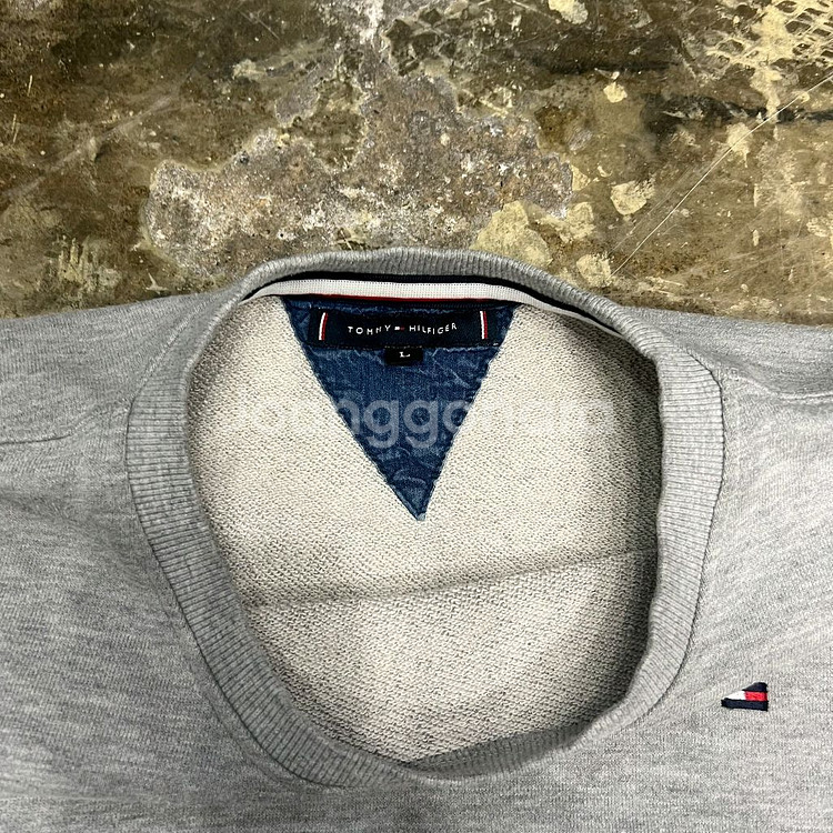 L) 타미힐피거 맨투맨 티셔츠 맨투맨 티 스웻셔츠--3