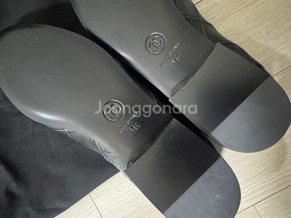 샤넬 발레리나 플랫 34c 새상품--1