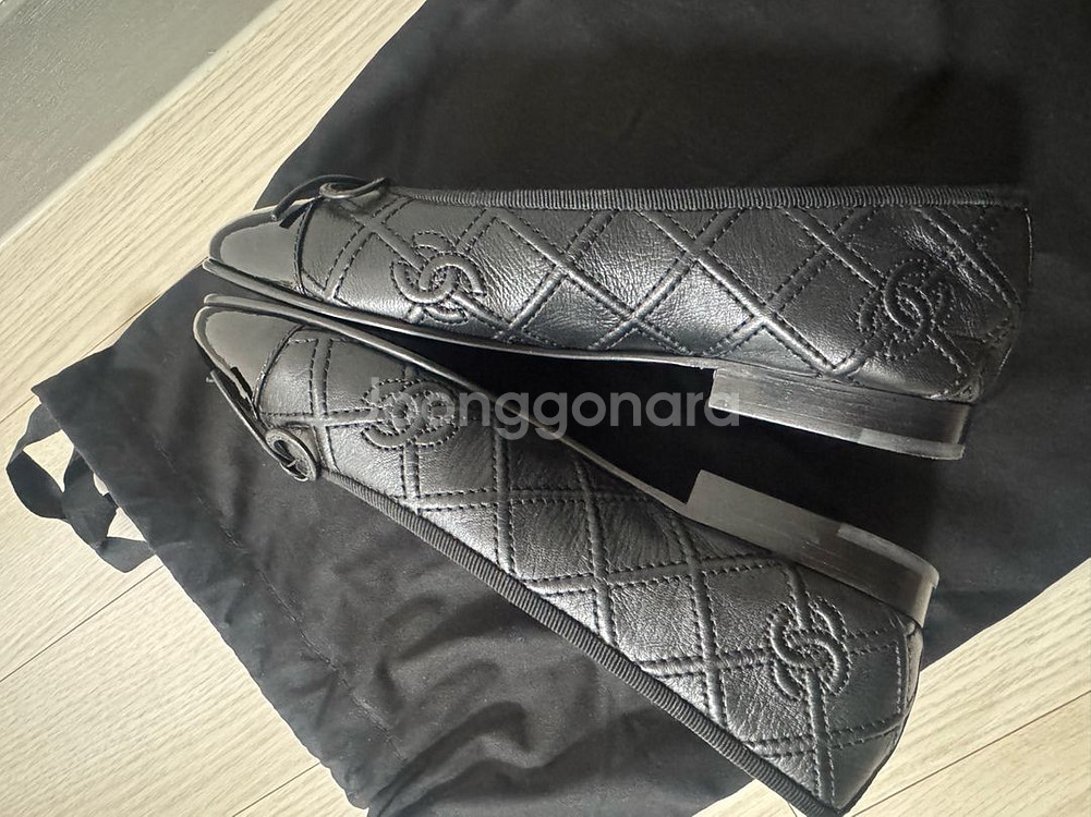 샤넬 발레리나 플랫 34c 새상품--3