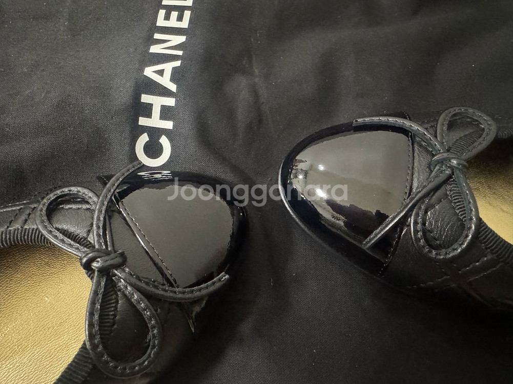 샤넬 발레리나 플랫 34c 새상품--2