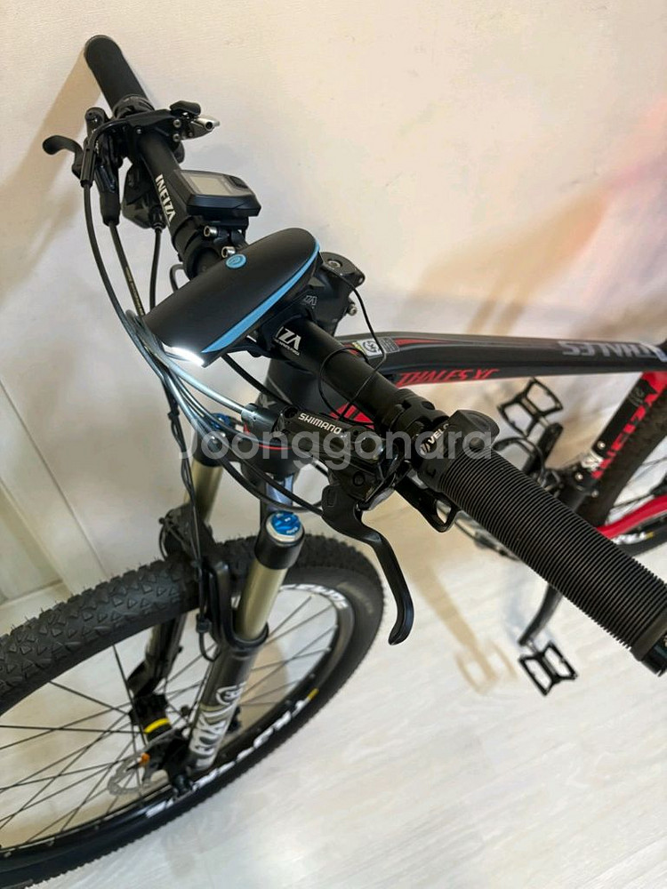 풀카본 MTB 산악 자전거 33단기어 사이즈M(17)--6