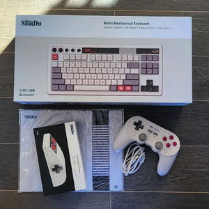 8Bitdo 레트로 키보드 N에디션 + N30 마우스 + SN30 pro+ 패드