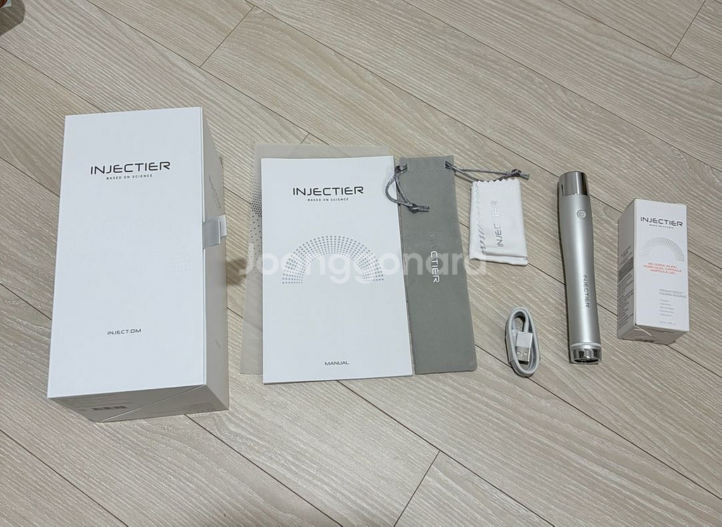 인젝티어 인젝디엠 LDM 물방울초음파 뷰티디바이스+전용앰플--2