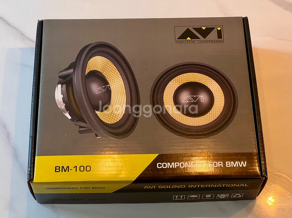 BMW 순정 AVI 스피커 세트--0