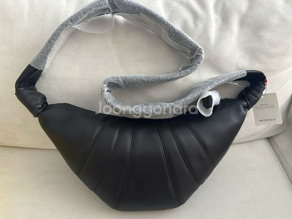 르메르 크루아상백 스몰, 다크초콜릿, 양가죽, 새상품--2