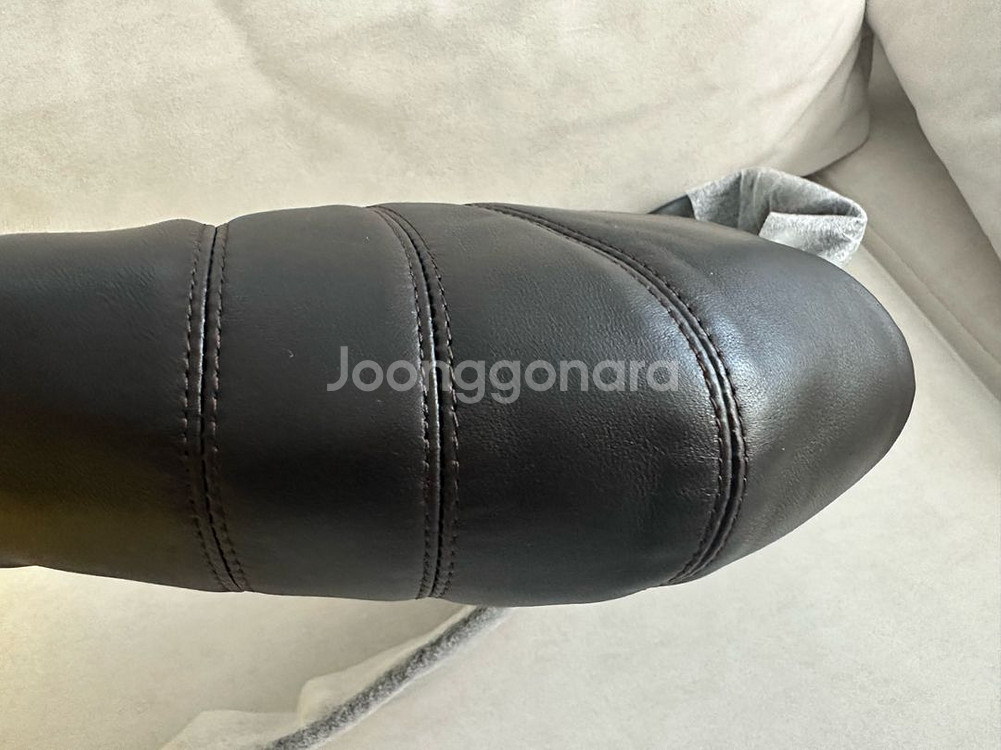 르메르 크루아상백 스몰, 다크초콜릿, 양가죽, 새상품--3