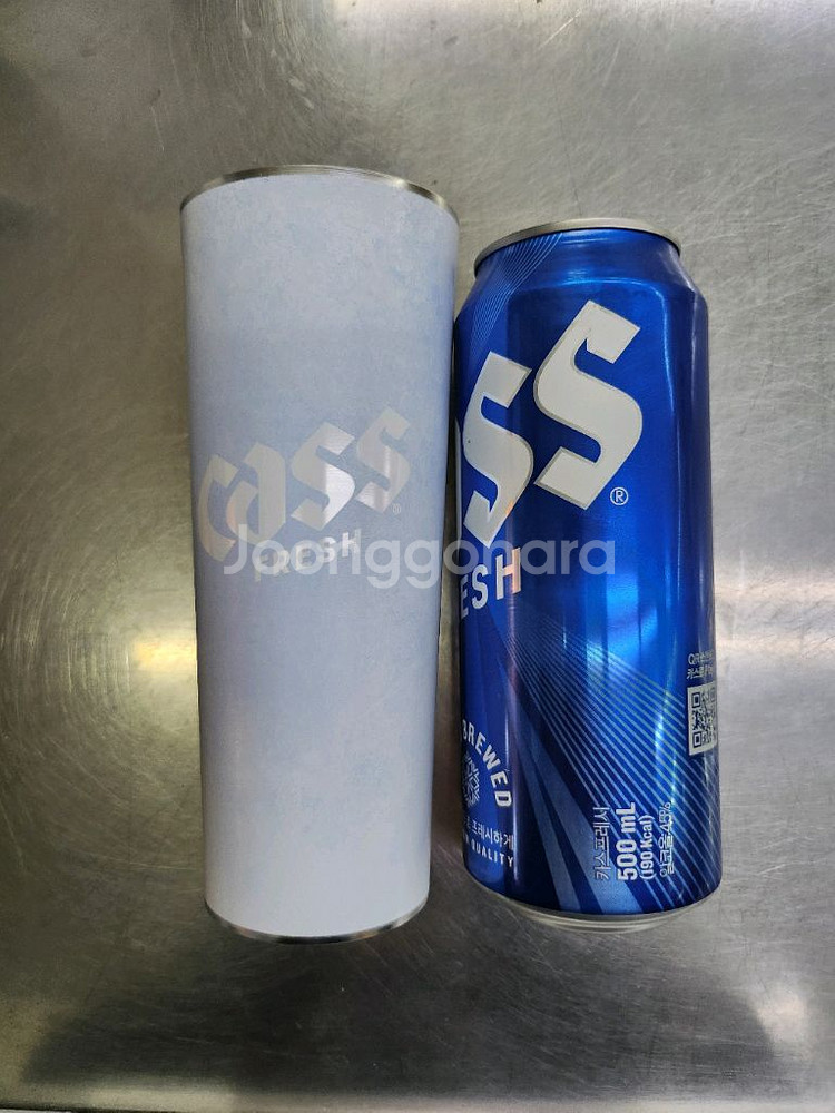 [새상품] 카스 ICE 변온컵(잔)--0