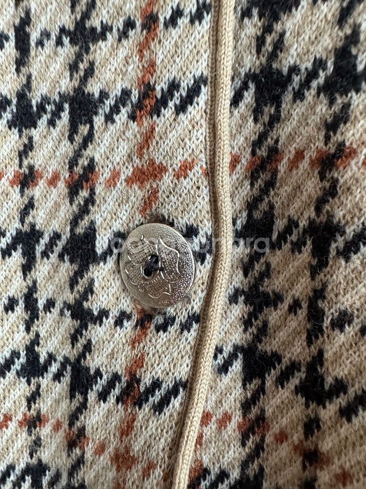 체크 패턴 조끼--3