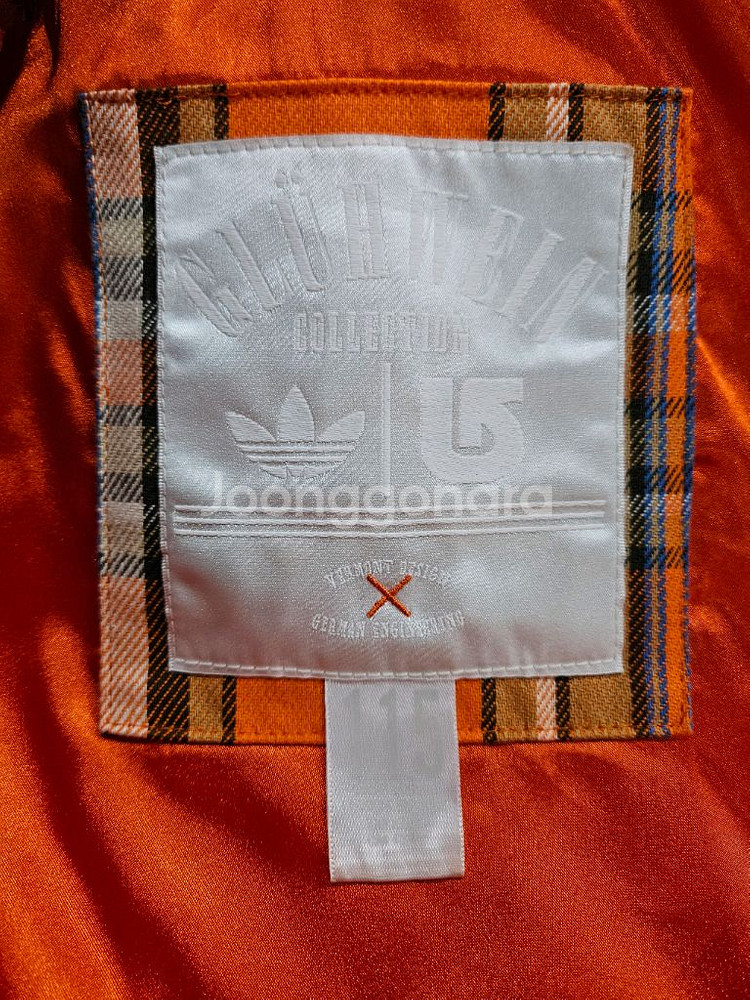 아디다스 글루바인 콜라보 카멜배색 남성 110~115 야상점퍼 자켓--2