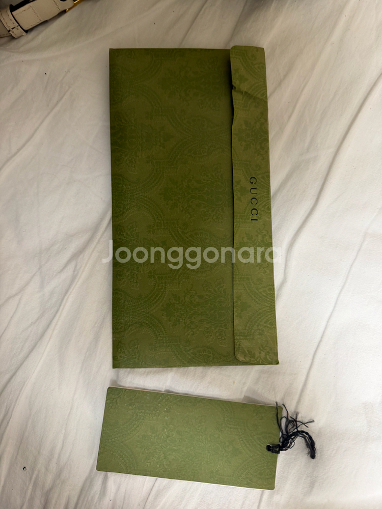 구찌 GG 캔버스 레더 크로스백--9