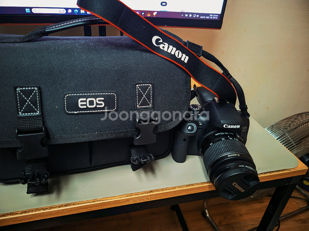 캐논 EOS 750D(컷 수 민트급), 18-55mm 렌즈 판매합니다.--0