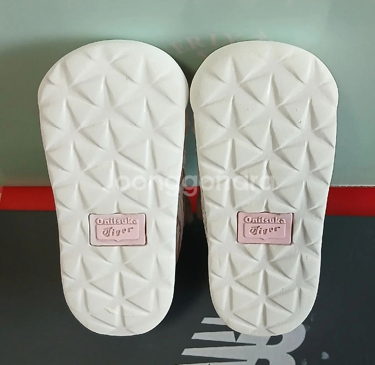 오니츠카타이거 키즈 정품 130핑크운동화--7