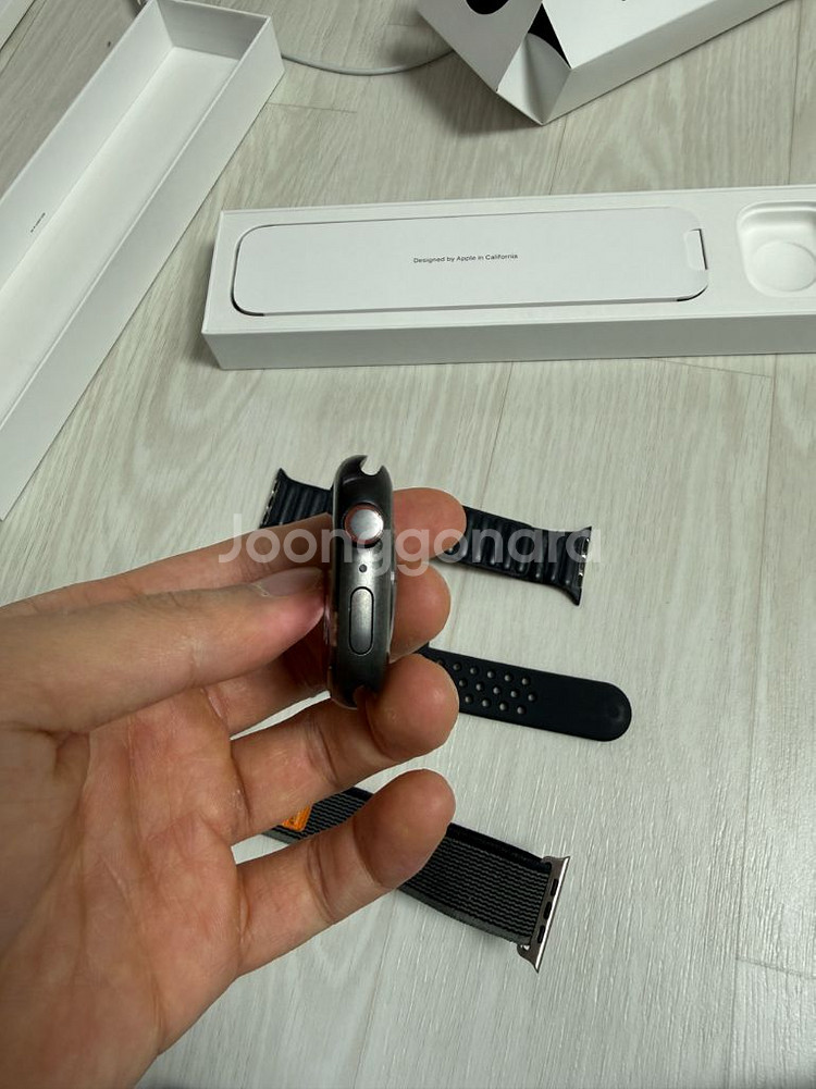 애플워치7 45mm 티타늄 블랙--1