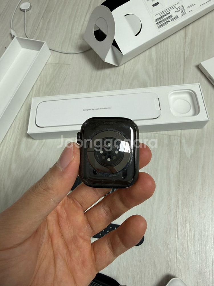 애플워치7 45mm 티타늄 블랙--5