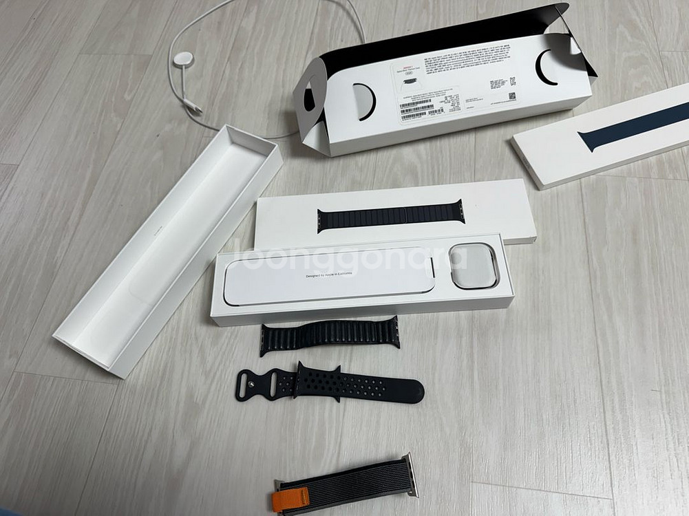 애플워치7 45mm 티타늄 블랙--6