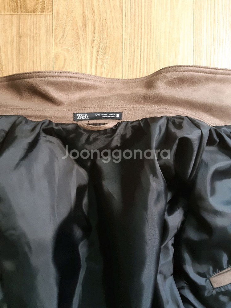 자라 스웨이드 코치자켓 셔츠자켓 매장정품--2