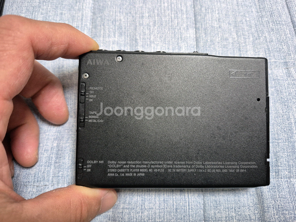 AIWA HS-PL55 블랙색상 판매합니다.--2