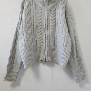 니트집업 가디건