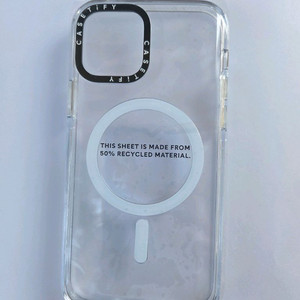아이폰 12프로 케이스티파이 맥세이프 투명 케이스 미사용 새제품