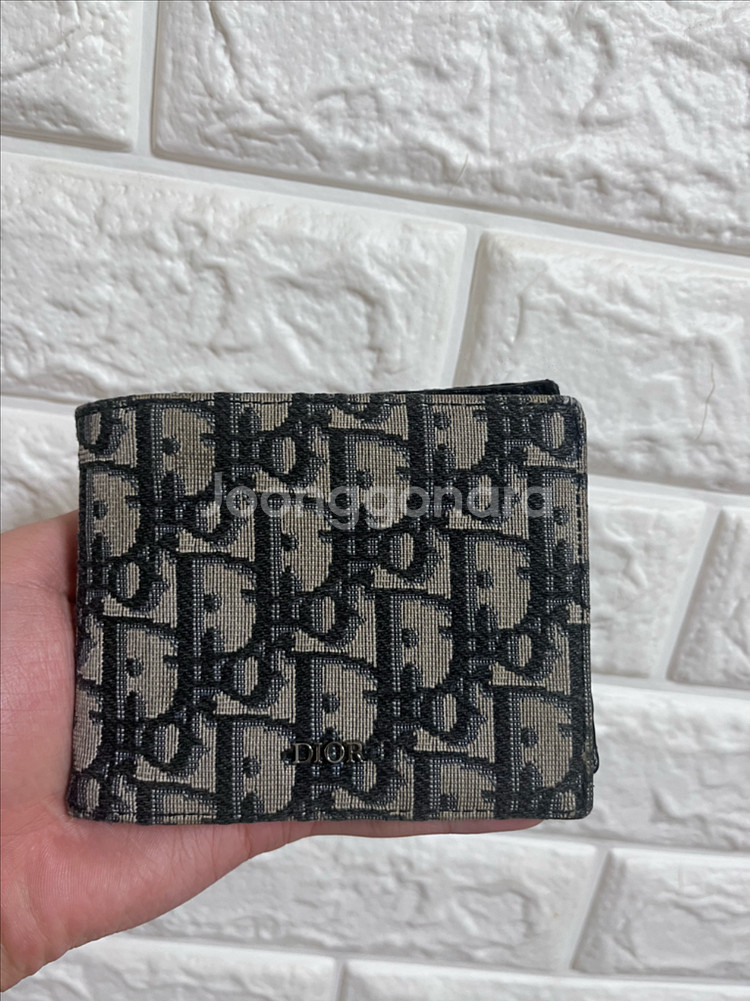 디올 오블리크 남성 반지갑--1