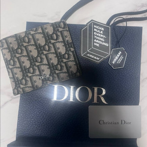 디올 오블리크 남성 반지갑