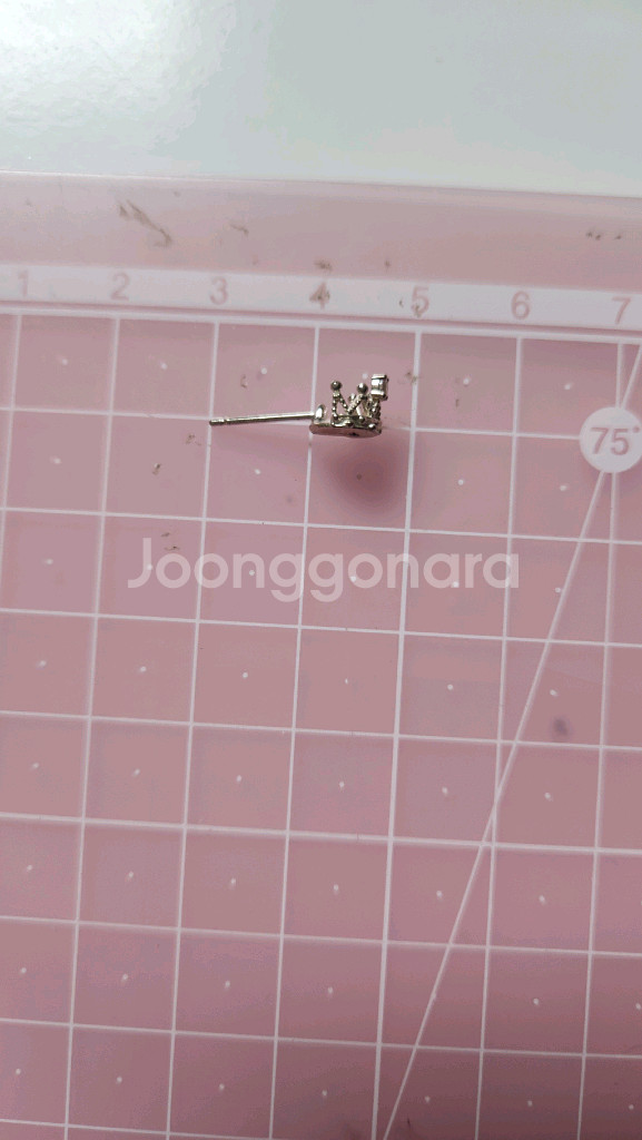 큐빅 왕관 귀걸이 순은(은925)부자재 84쌍(낱개(1쌍기준))도 판매가능--1