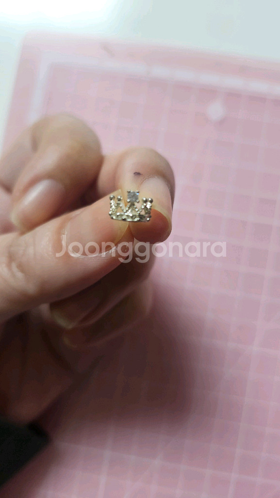 큐빅 왕관 귀걸이 순은(은925)부자재 84쌍(낱개(1쌍기준))도 판매가능--0