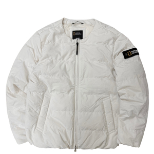 내셔널지오그래픽 구스다운 경량패딩 화이트 (M)