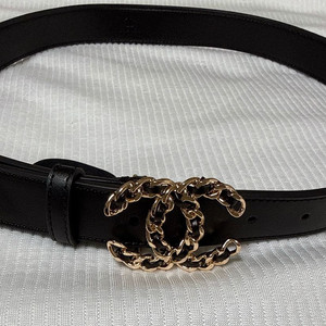 샤넬 CC로고 체인 벨트(소가죽)