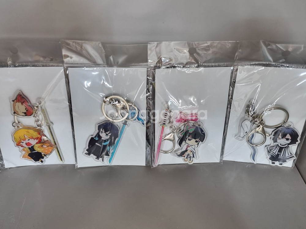 귀멸의칼날 일륜도 키링 칼세트 캐릭터 귀칼 귀멸의 칼날 굿즈 소장용--1