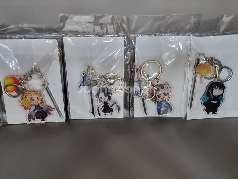 귀멸의칼날 일륜도 키링 칼세트 캐릭터 귀칼 귀멸의 칼날 굿즈 소장용--2