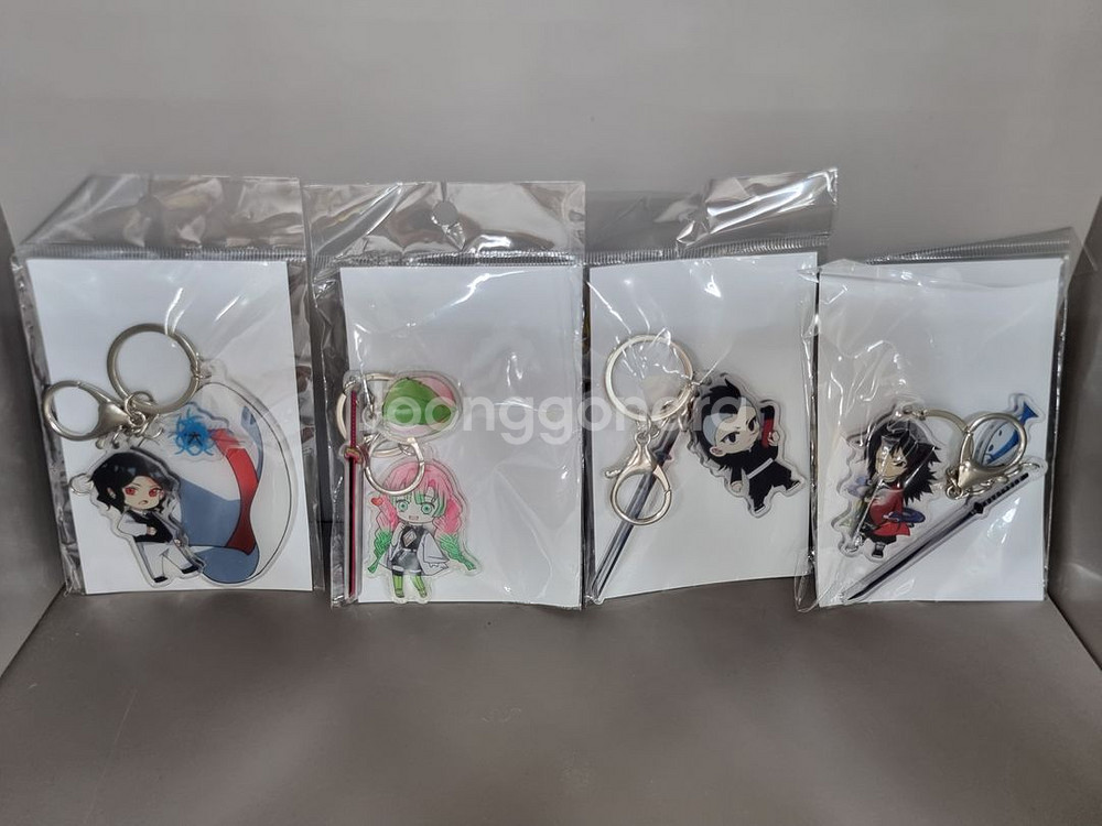 귀멸의칼날 일륜도 키링 칼세트 캐릭터 귀칼 귀멸의 칼날 굿즈 소장용--3