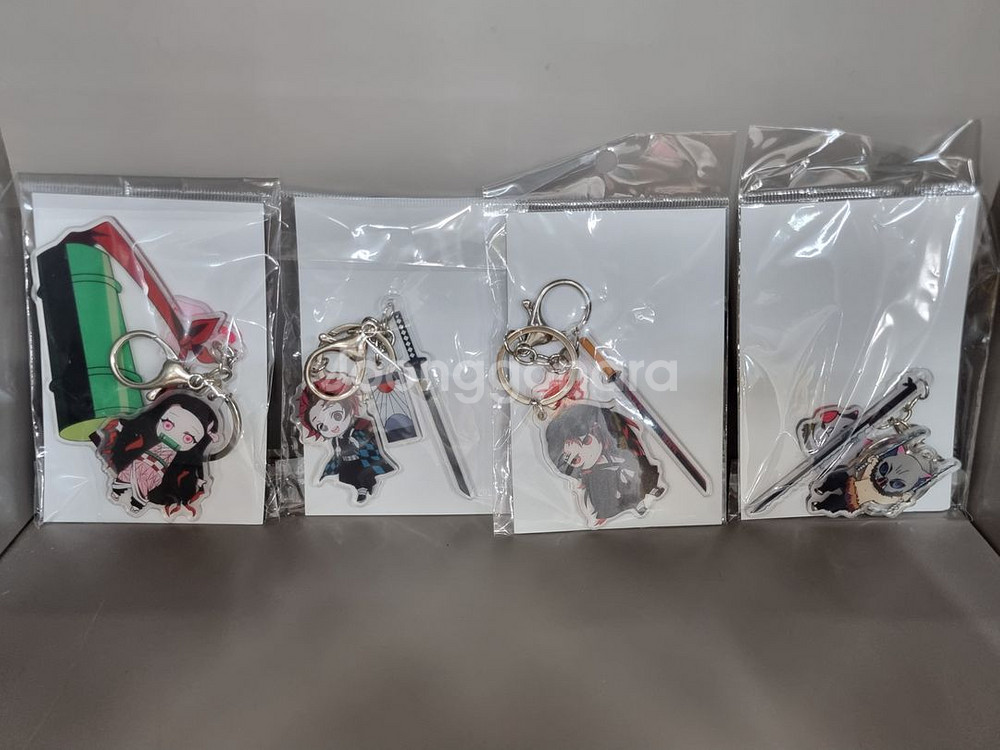 귀멸의칼날 일륜도 키링 칼세트 캐릭터 귀칼 귀멸의 칼날 굿즈 소장용--4