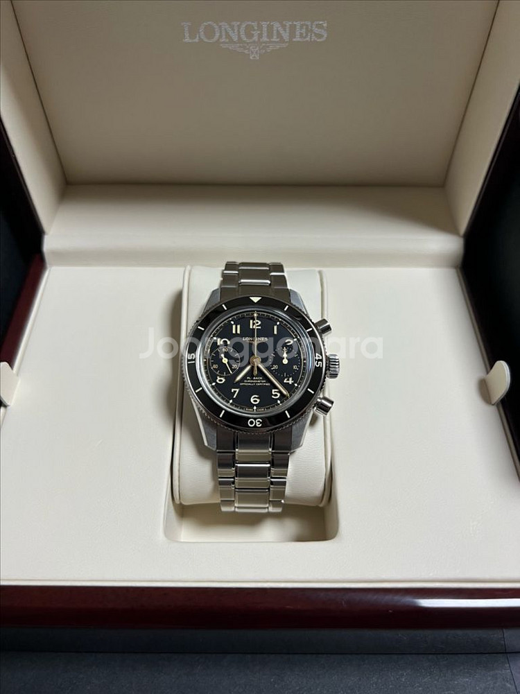 론진 스피릿 파일럿 플라이백 민트급--1